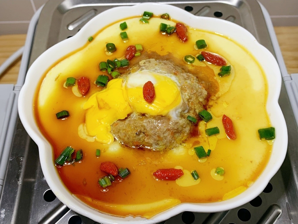 鲜肉蒸蛋一定要多给孩子吃,高蛋白营养足,比红烧排骨受欢迎