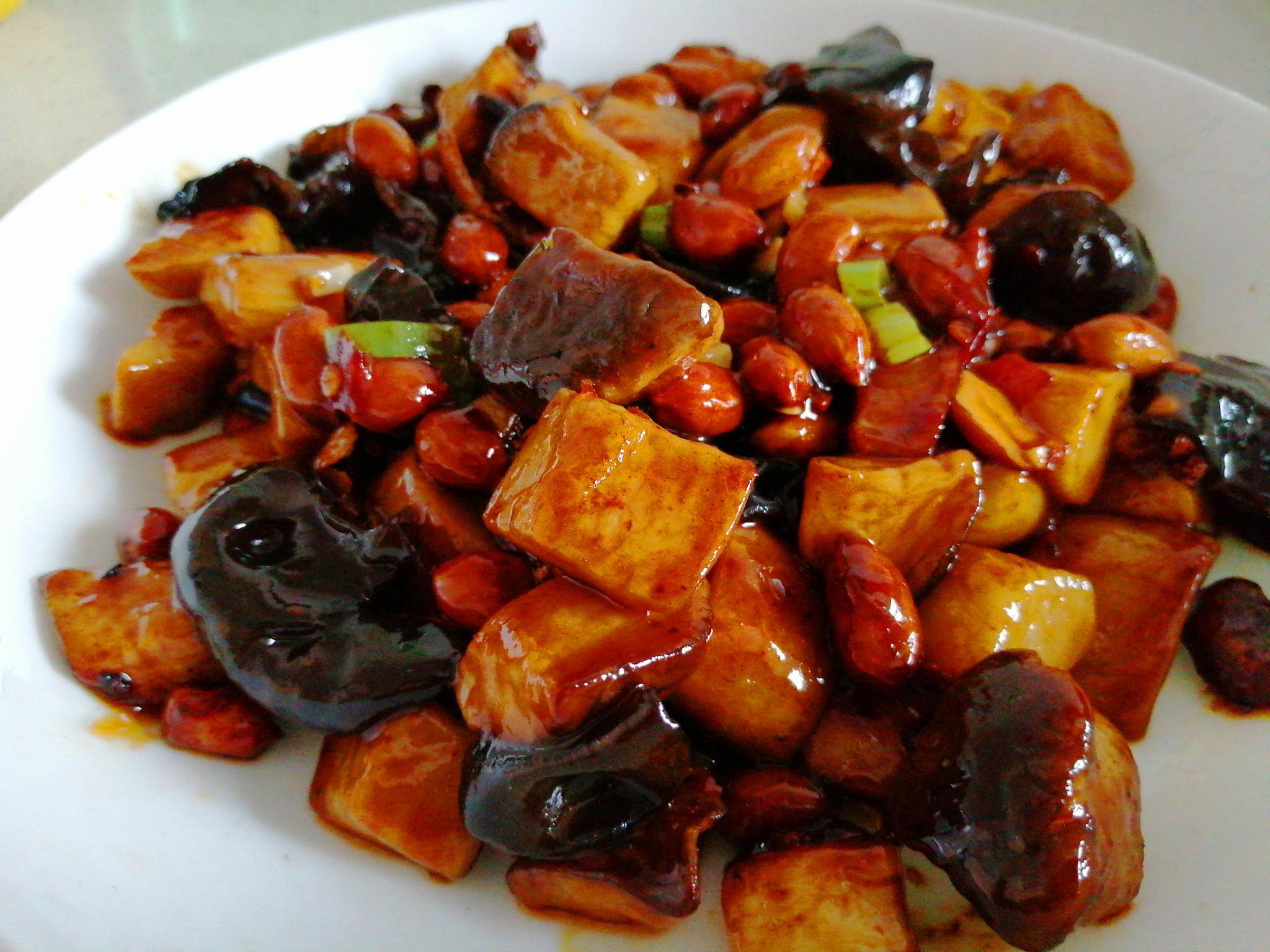 不一样的宫保鸡丁,只要碗芡调的好,味道杠杠的|玉