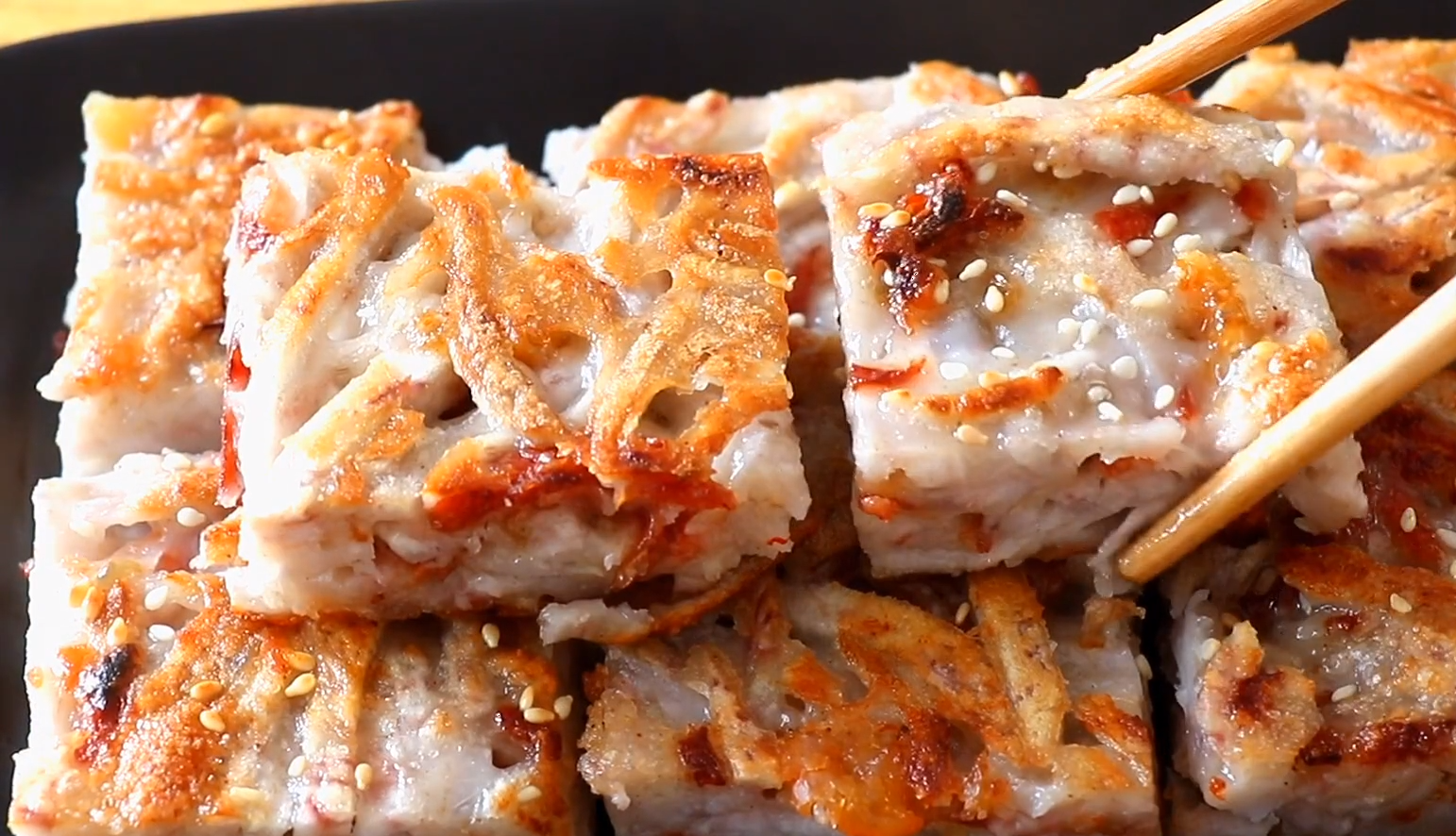 广式芋丝饼做法:家人最爱的早餐,香糯可口,比芋头糕简单还好吃