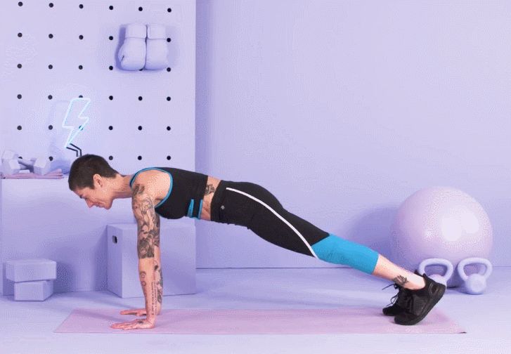 动作九,鳄鱼式俯卧撑