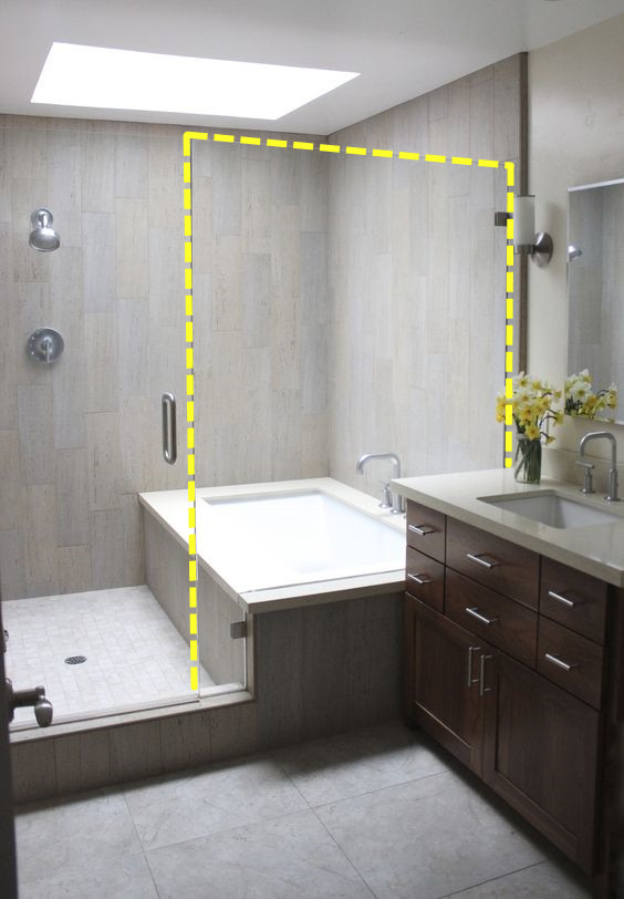 这个同款我想get,5㎡卫生间洗漱台塞浴缸旁边,不占1平空间