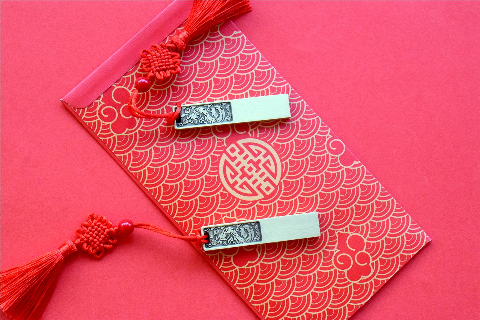 u盘也爱国潮usb30接口性能稳定台电龙凤呈祥u盘上手