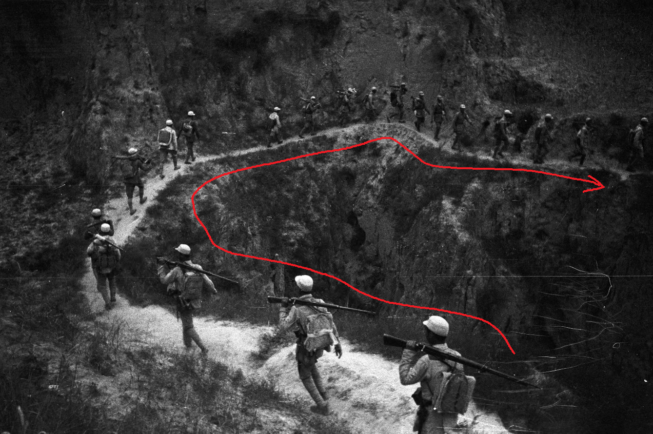 看过穿梭在悬崖边打游击的八路军,你才能深切体会那份创业的艰辛