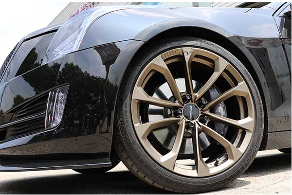 凯迪拉克atsl轮毂烤漆改色两总颜色你更倾向哪种