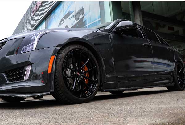 凯迪拉克atsl轮毂烤漆改色两总颜色你更倾向哪种