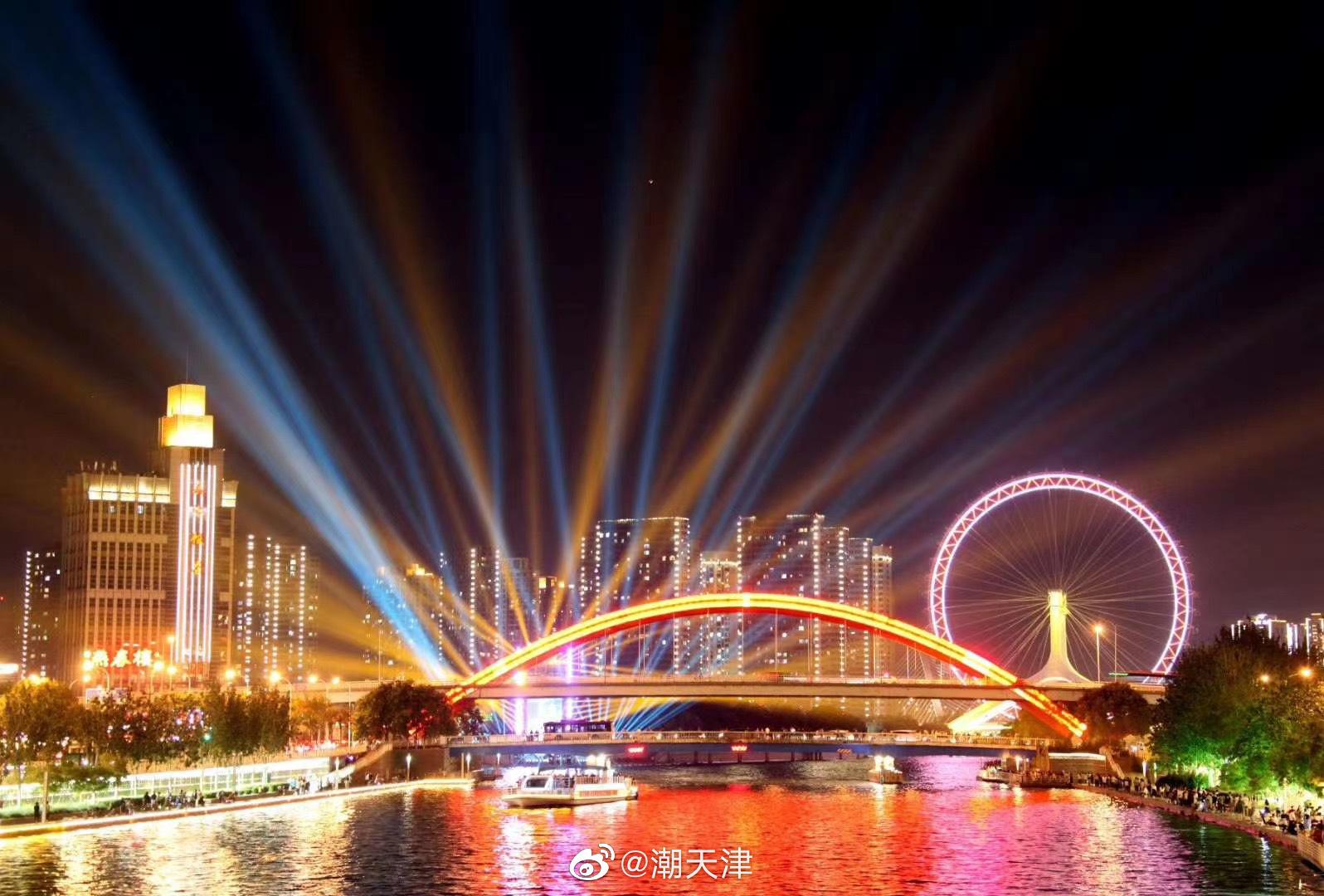 2022天津灯光秀图片