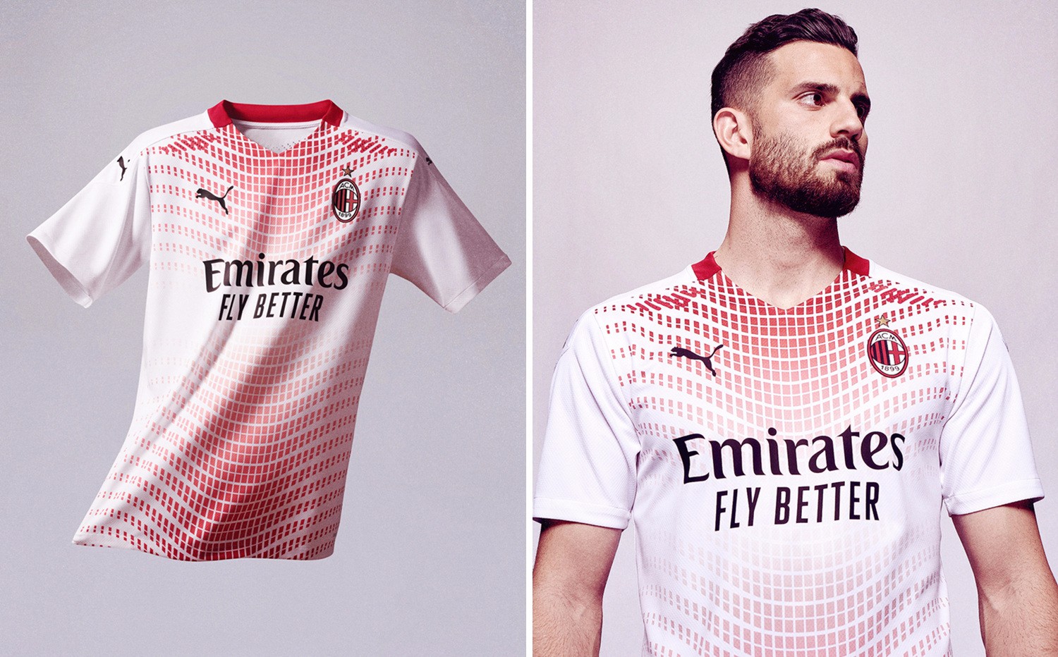ac米兰发布2020/21赛季客场球衣发布