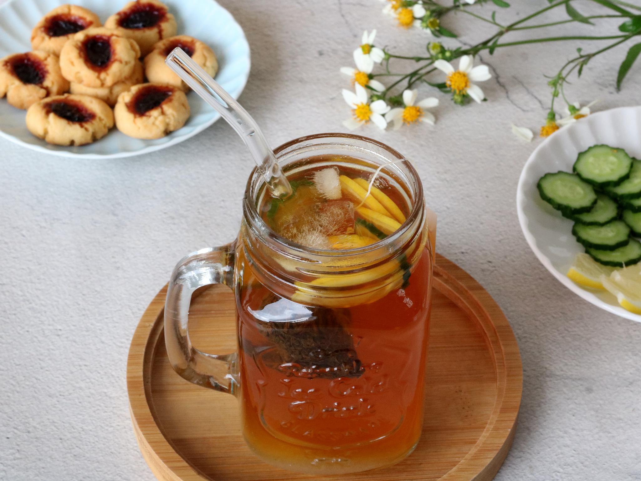 实验6次终于泡出纯正柠檬冰红茶不苦不涩比饮料好喝多了