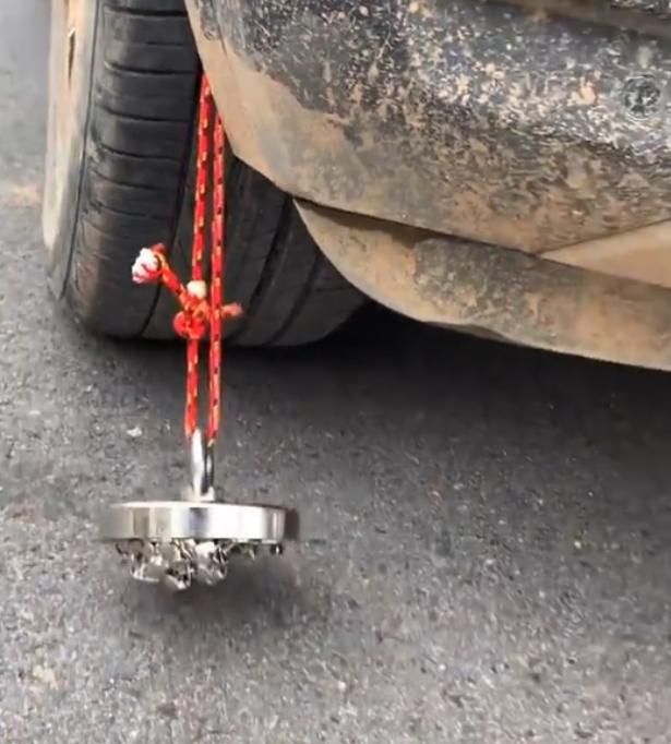 就是因为汽车轮胎被铁钉给扎到以后直接爆胎,为了能够解决这个问题