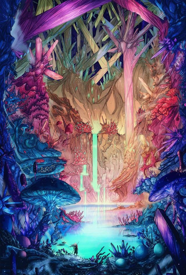 大师插画作品赏析丰富的彩色运用让作品具有超强视觉冲击力