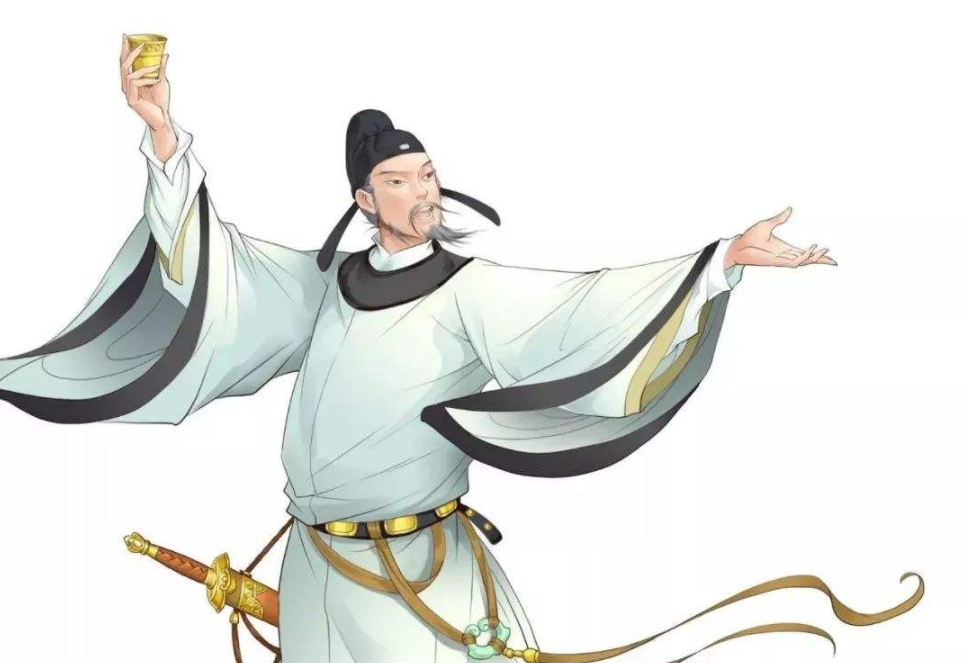 李白一直以来给后世的印象都是"诗仙""酒仙",就像杜甫《饮中八仙歌》