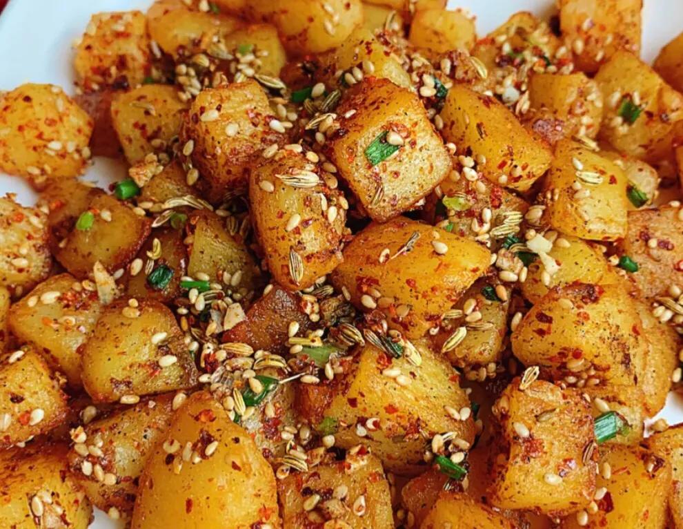 香辣过瘾,超好吃的孜然小土豆,天天都吃不腻