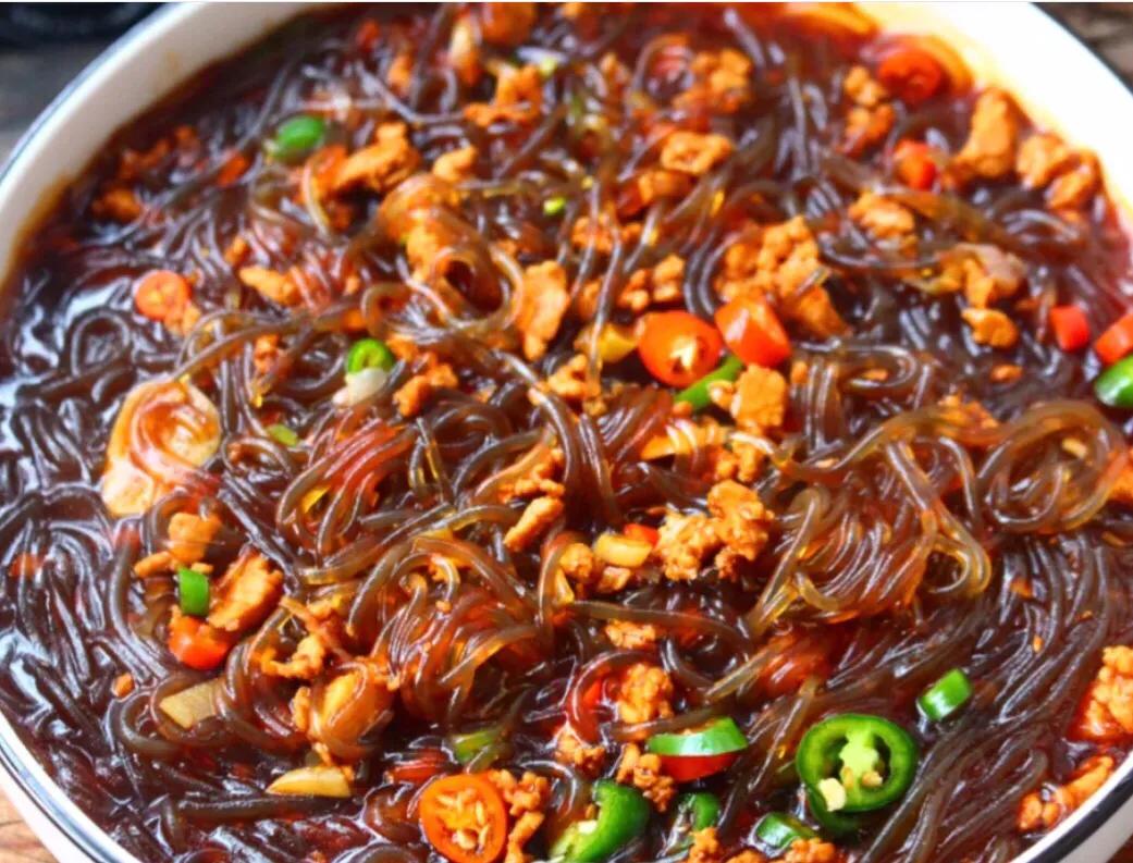 香辣开胃的肉末粉条,快手下饭的家常菜