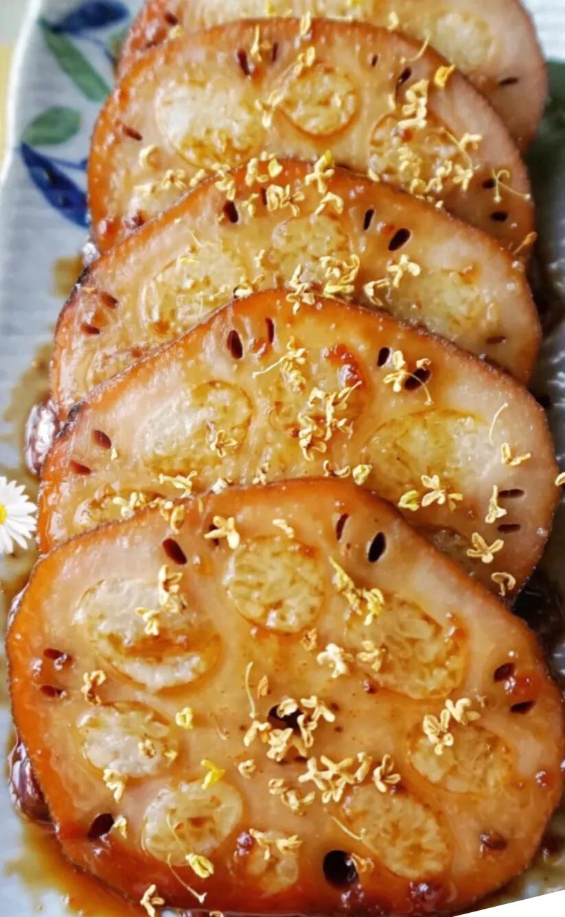 莲藕别只会炒着吃,教你做桂花蜜汁糯米藕,吃一次就上瘾