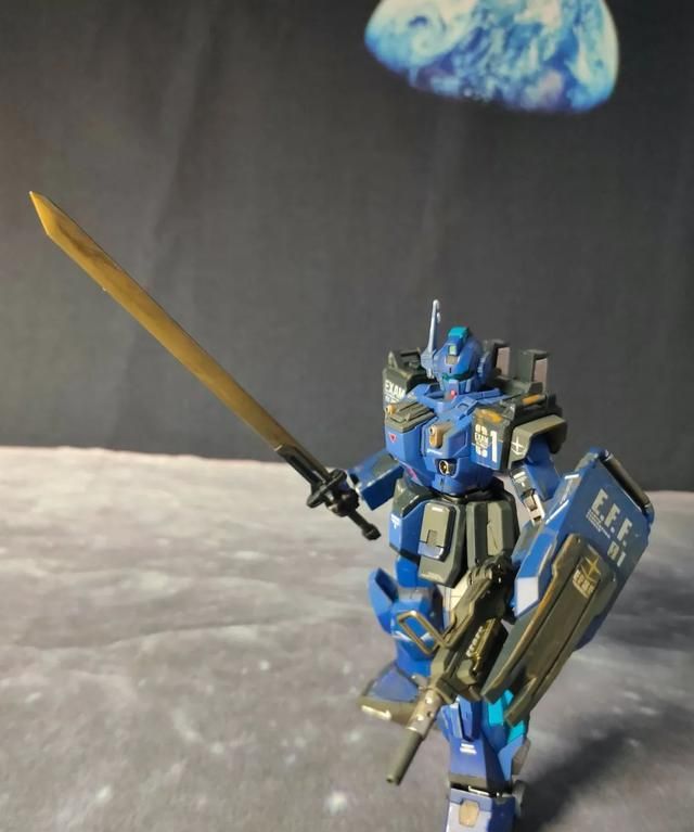 蓝色命运1号机,背景运用的好,也可以很有效果