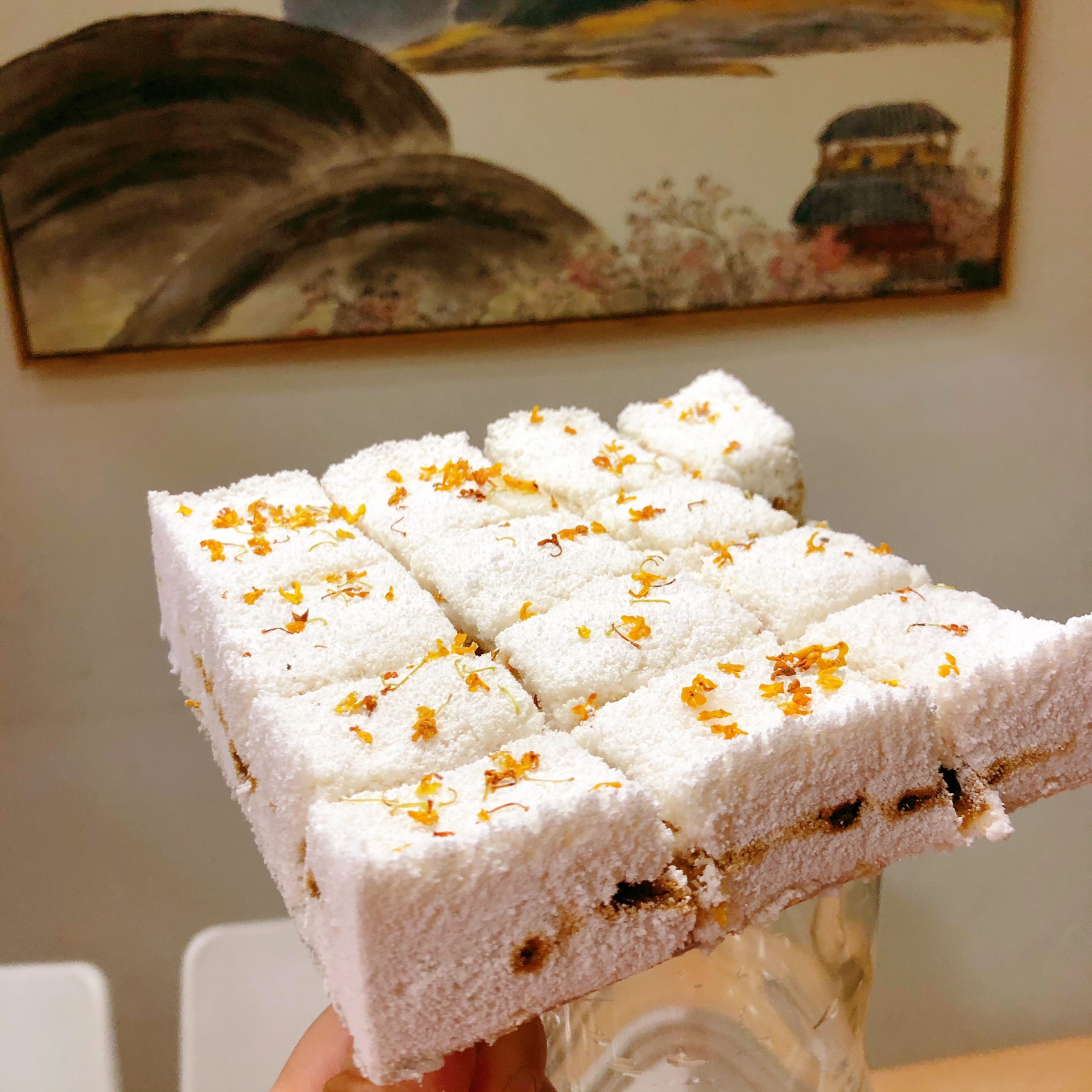 宫廷御用桂花糕搅一搅蒸一蒸手不碰面就能做满屋桂花香