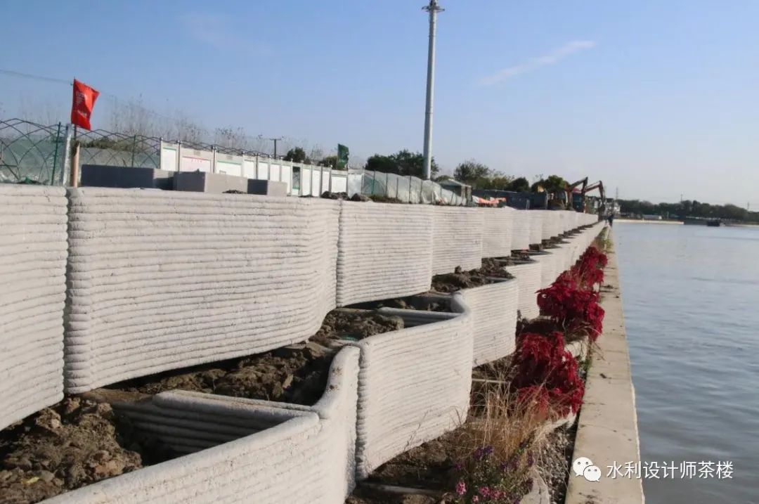 黑科技!全国首例!水利施工现场3d打印防汛墙!|3d打印|黑科技|防汛墙_