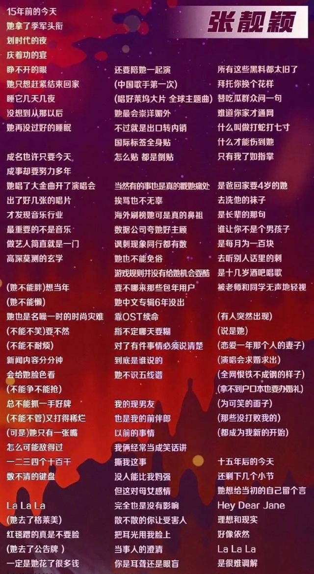 张靓颖上节目大谈前任与现任 坦言被前夫骗财 如今仍旧不后悔