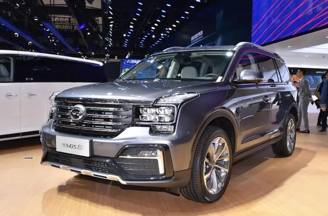 国产大七座suv,传祺gs8延续经典,售价15.58万元起