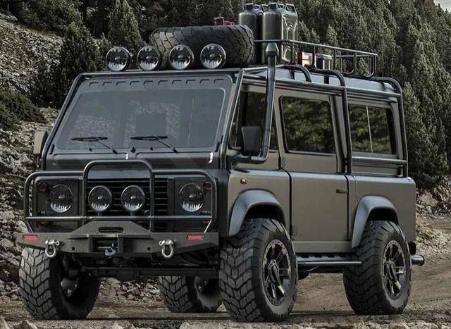 面包车也能如此威武霸气路虎卫士改装面包车你敢想吗