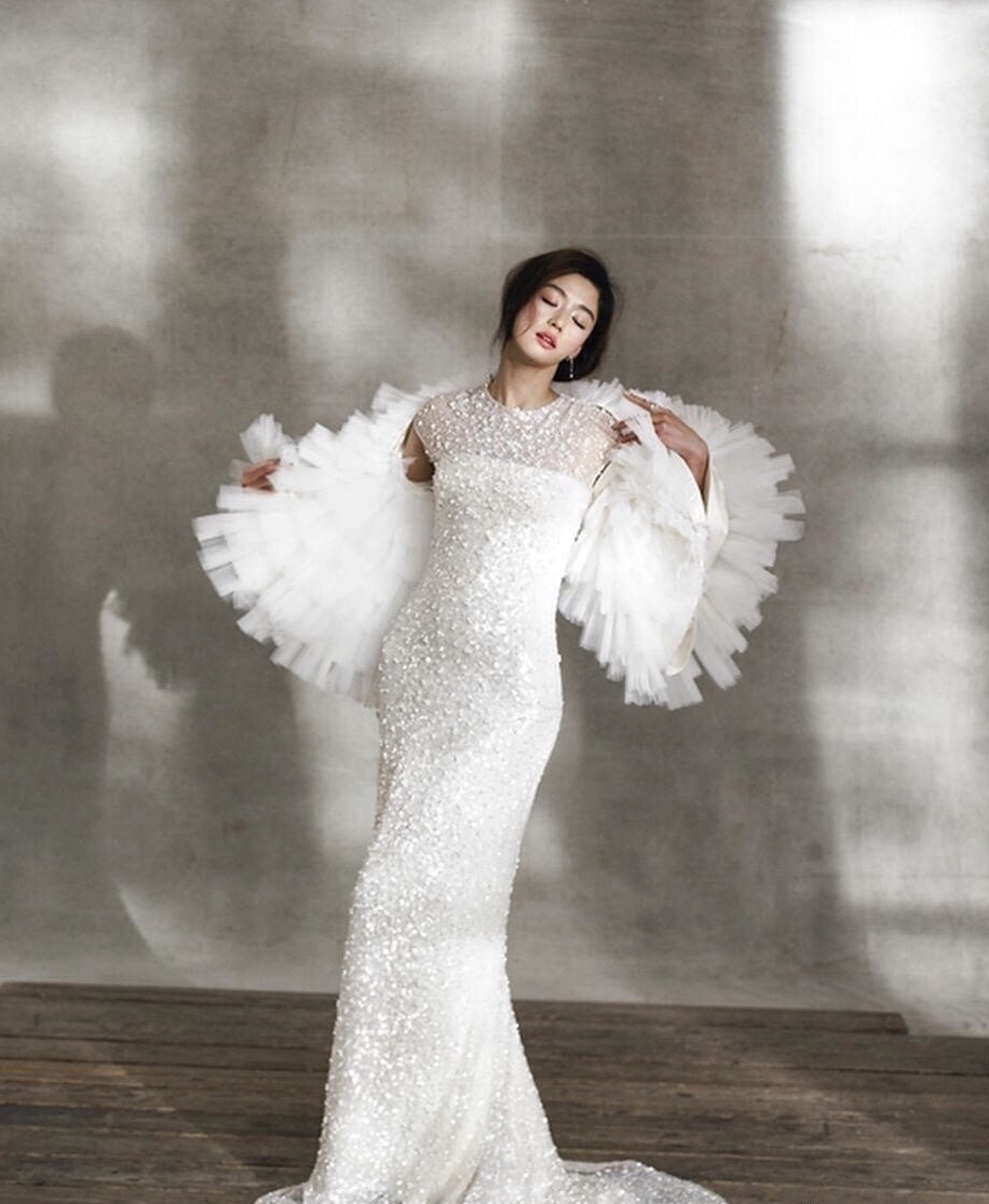全智贤婚纱造型,美得叫人挪不开眼
