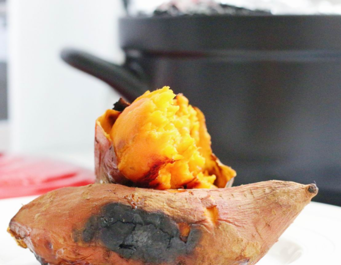 「砂锅烤红薯」的做法 配方,红薯软糯香甜,色香味俱全|砂锅|红薯|烤红