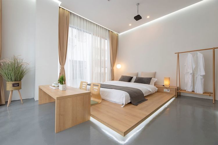 民宿是简简单单的设计,小清新风格