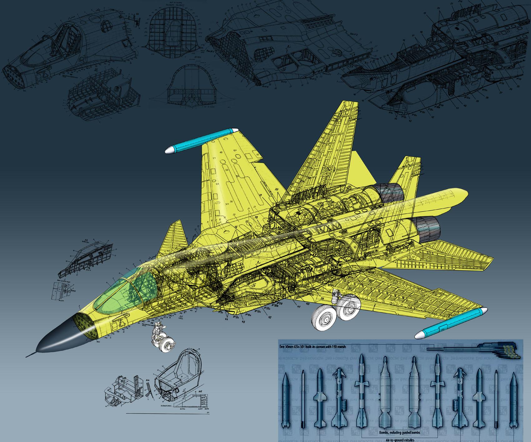 叙利亚战场凶猛的后卫俄罗斯苏34多功能战斗轰炸机