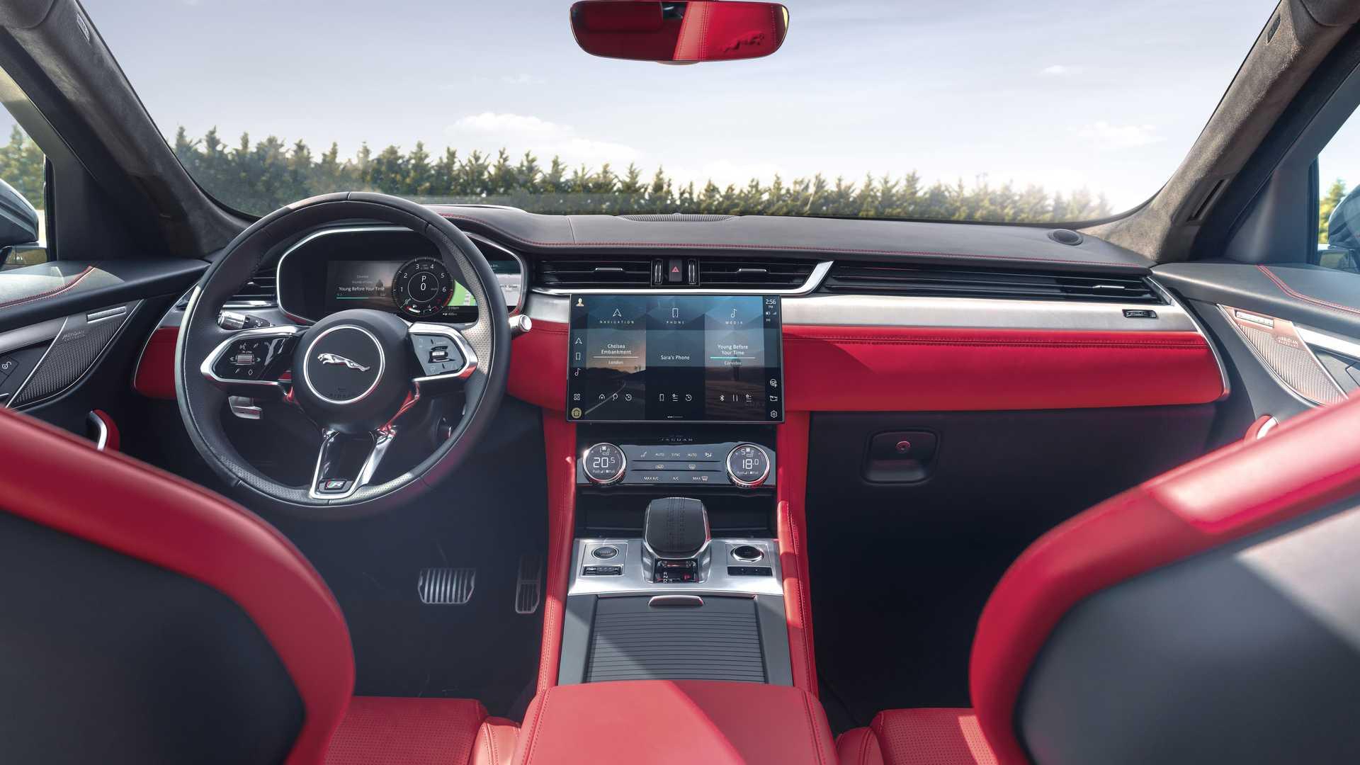 2021款捷豹fpace曝光内饰终于不土q5该有压力了