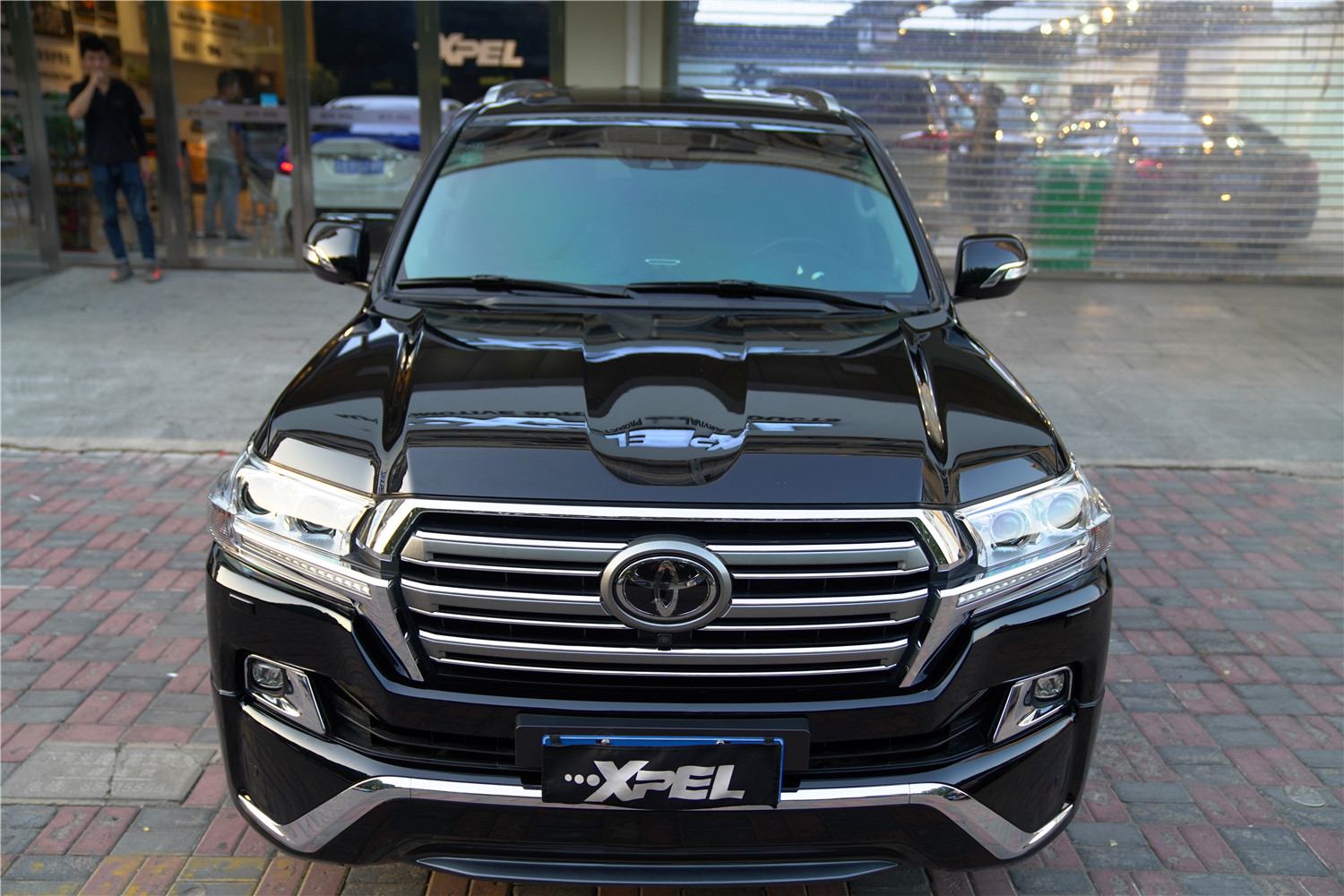 丰田陆巡贴进口隐形车衣石家庄永诚