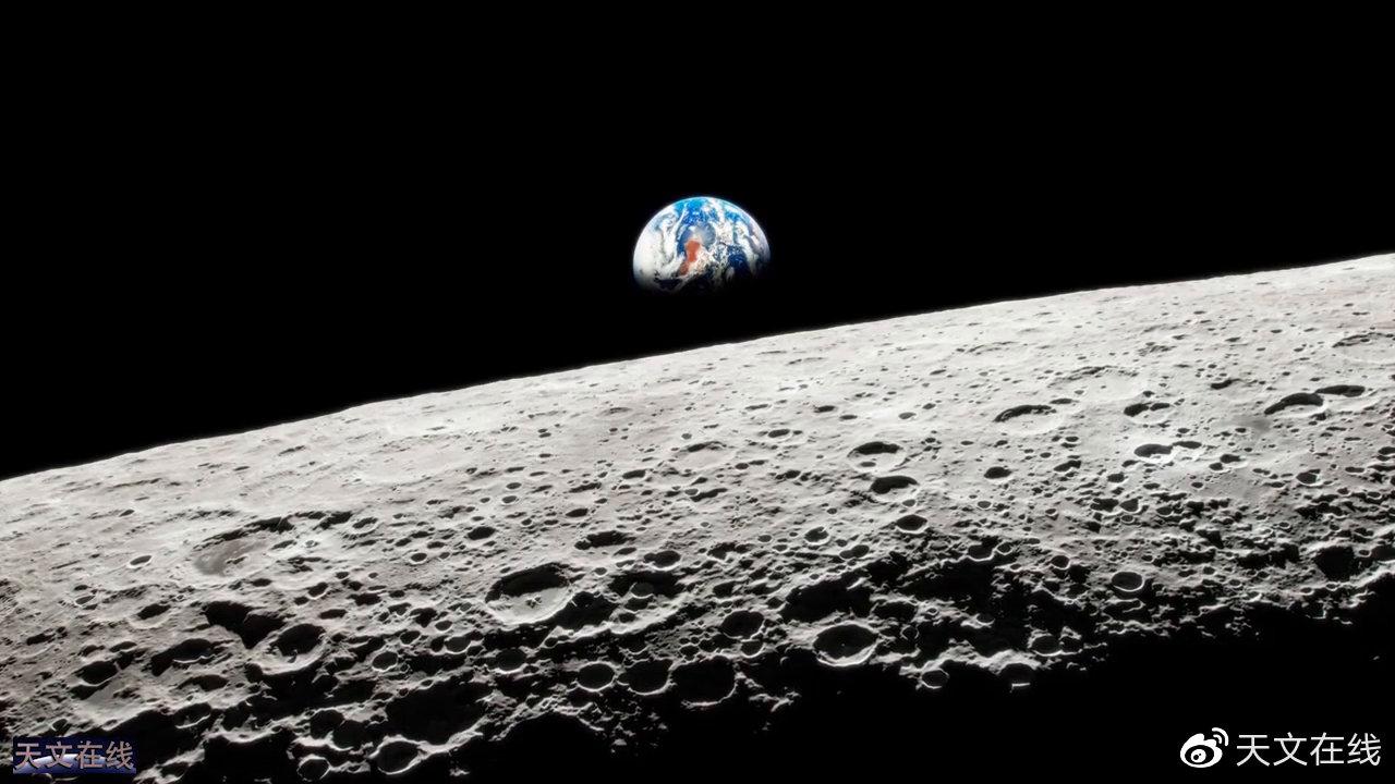美丽的月球景色以及震撼的地出!