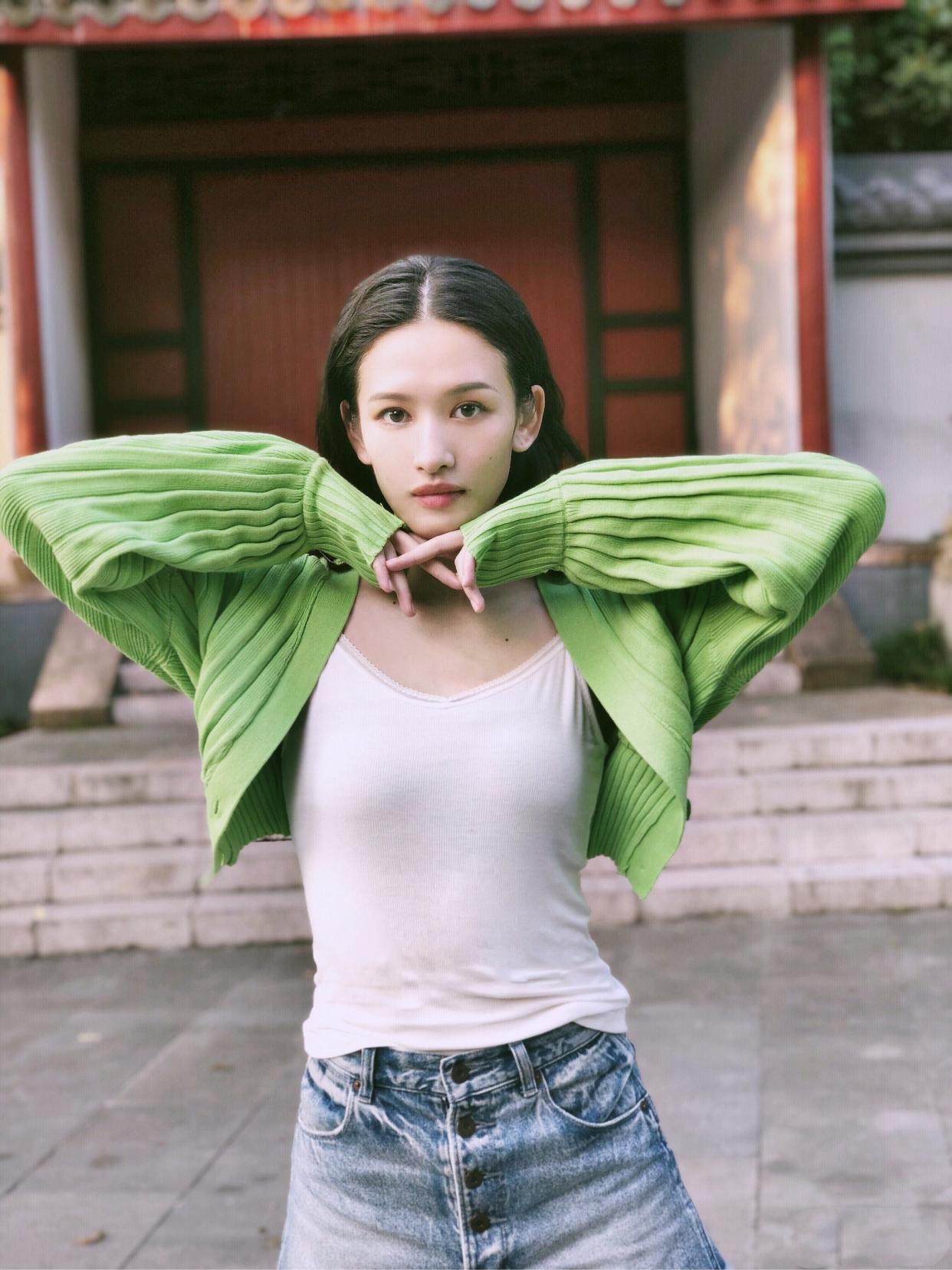 摩天大楼李茉莉太美了现实中张柏嘉颜高会穿妥妥气质女神