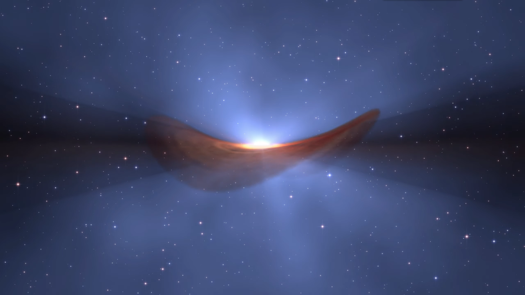 在1400光年外哈勃拍摄一只宇宙蝙蝠而且翅膀还在扇动拍打