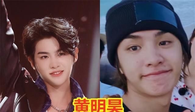而且黄明昊给人一种强烈的青春感,毕竟他还很年轻,卸妆后,他看起来更