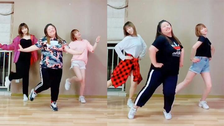 胖妹用灵魂舞蹈肉感十足,真是最灵活的胖子啊!