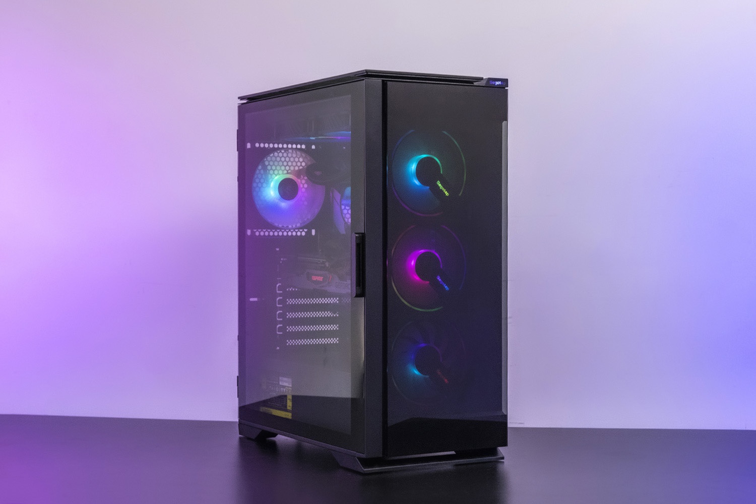 独此一家三面玻璃机箱,鑫谷直男3评测