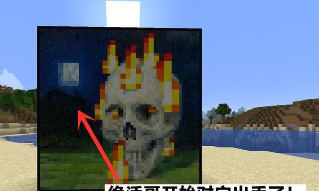 我的世界骷髅像素画隐藏着地图种子此事还与notch大舅子有关