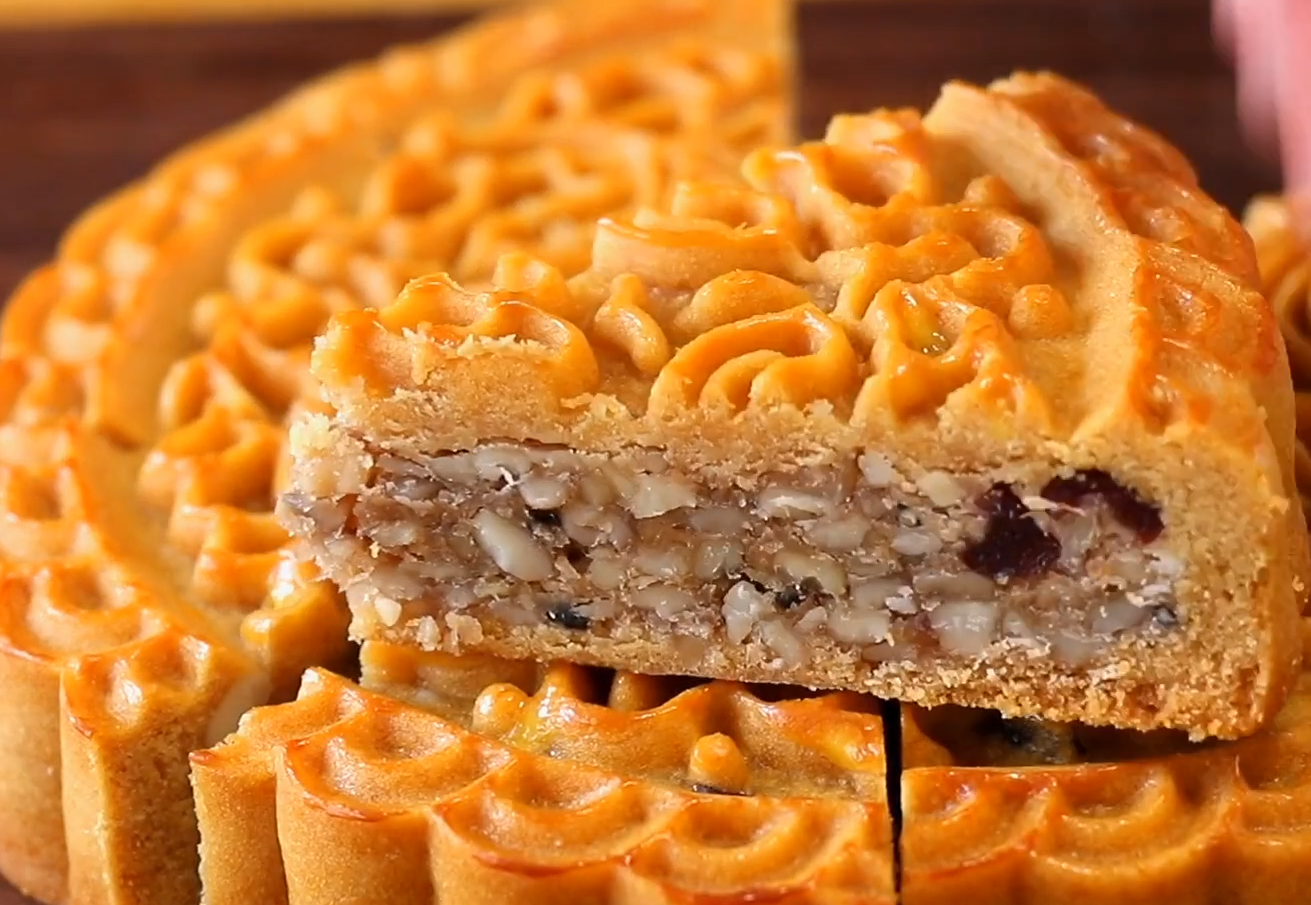 中秋学会南方大月饼做法,一个够全家人吃,油润香甜,比买的好吃