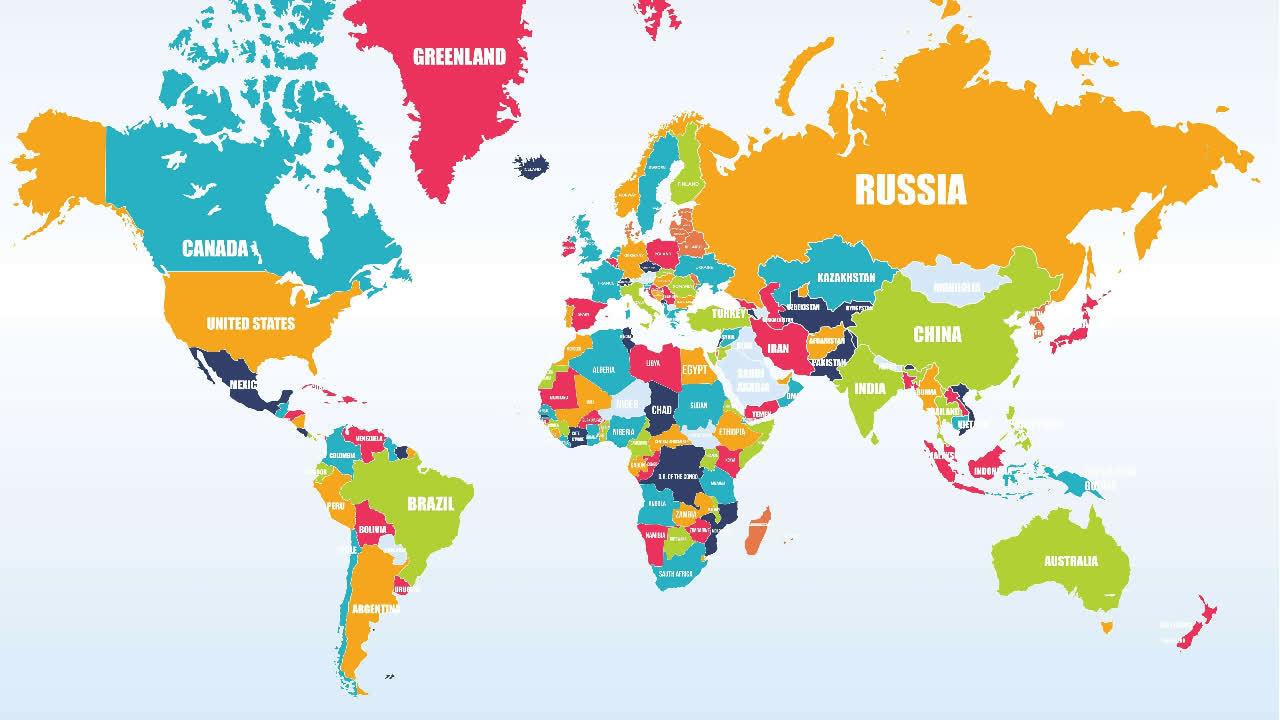原来地图上都是错的——世界各国大小最真实的对比!