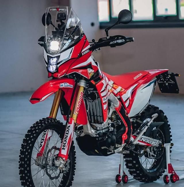 本田crf450l再进化,rebel x sports拉力套件上身