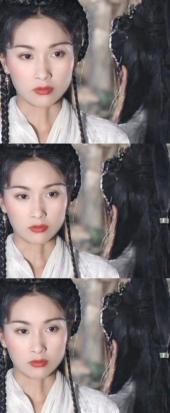 杨恭如杨恭如在《雪花神剑》中饰演的梅降雪,出尘超凡,宛若惊鸿,尤其