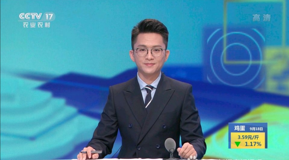 主持人大赛30强选手高凡《中国三农报道》首秀,总体表现符合预期