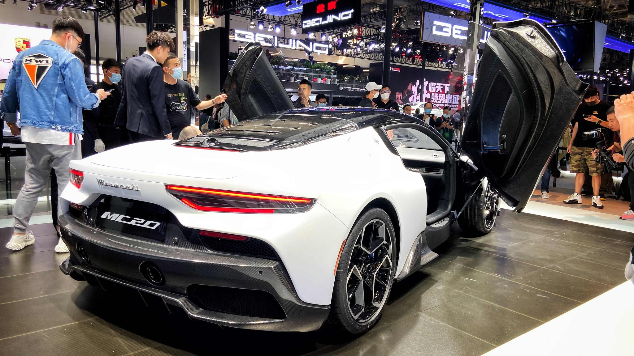 北京车展玛莎拉蒂mc20正式亮相