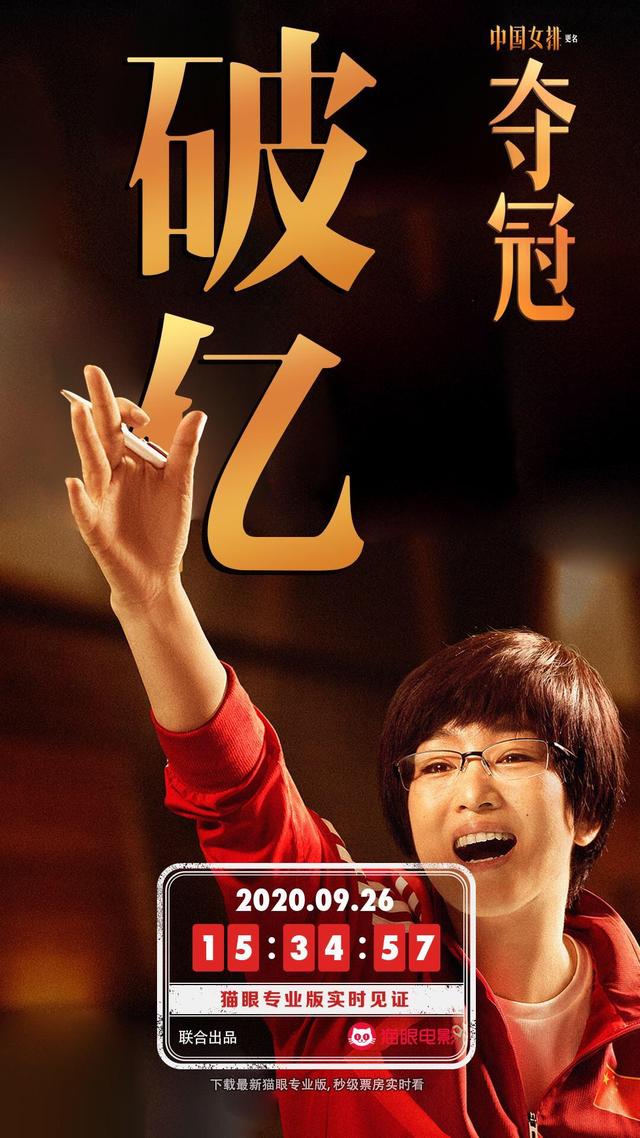 夺冠上映不到1天票房破亿猫眼电影评分92巩俐神似郎平