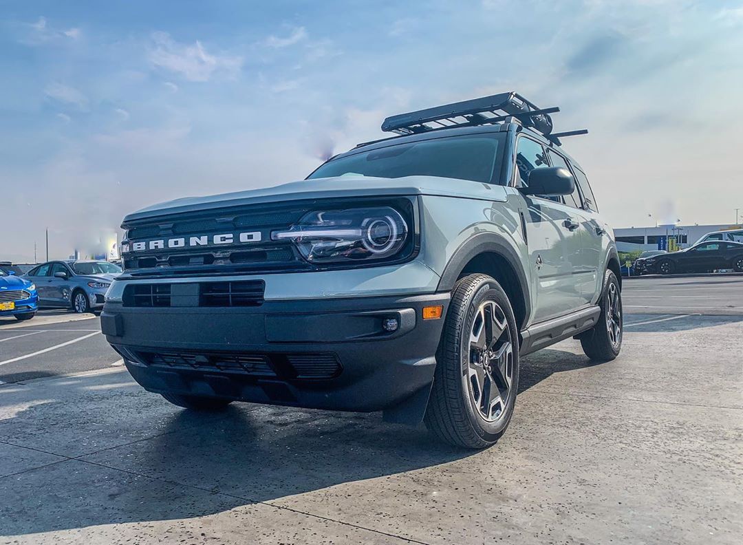 全新福特bronco sport实车 运动的硬朗设计