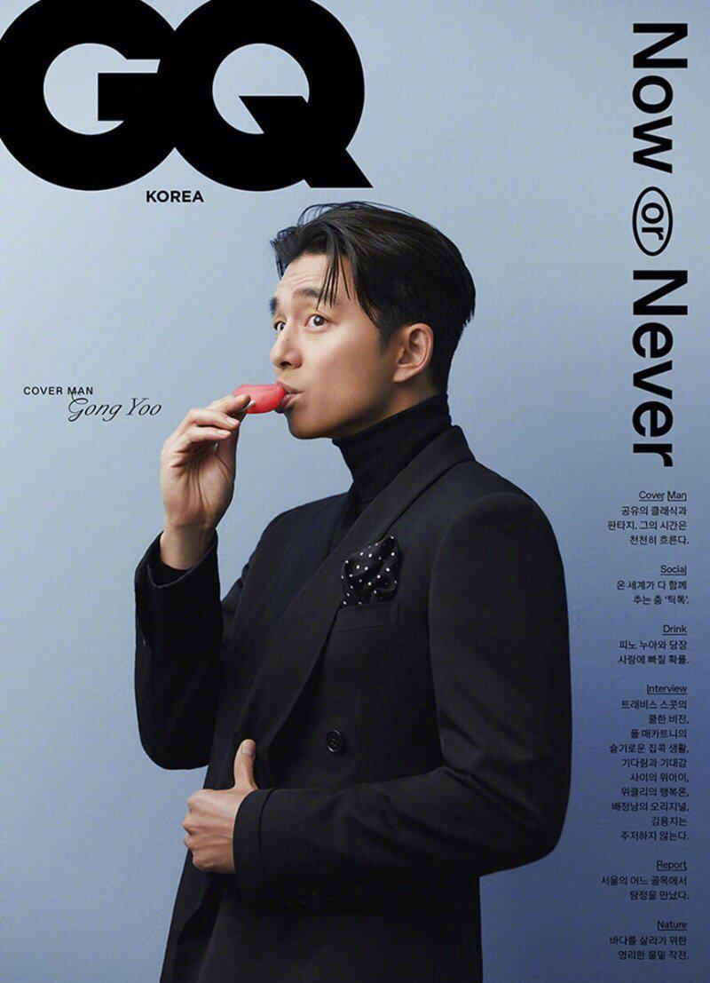 孔刘gqkorea10月刊封面
