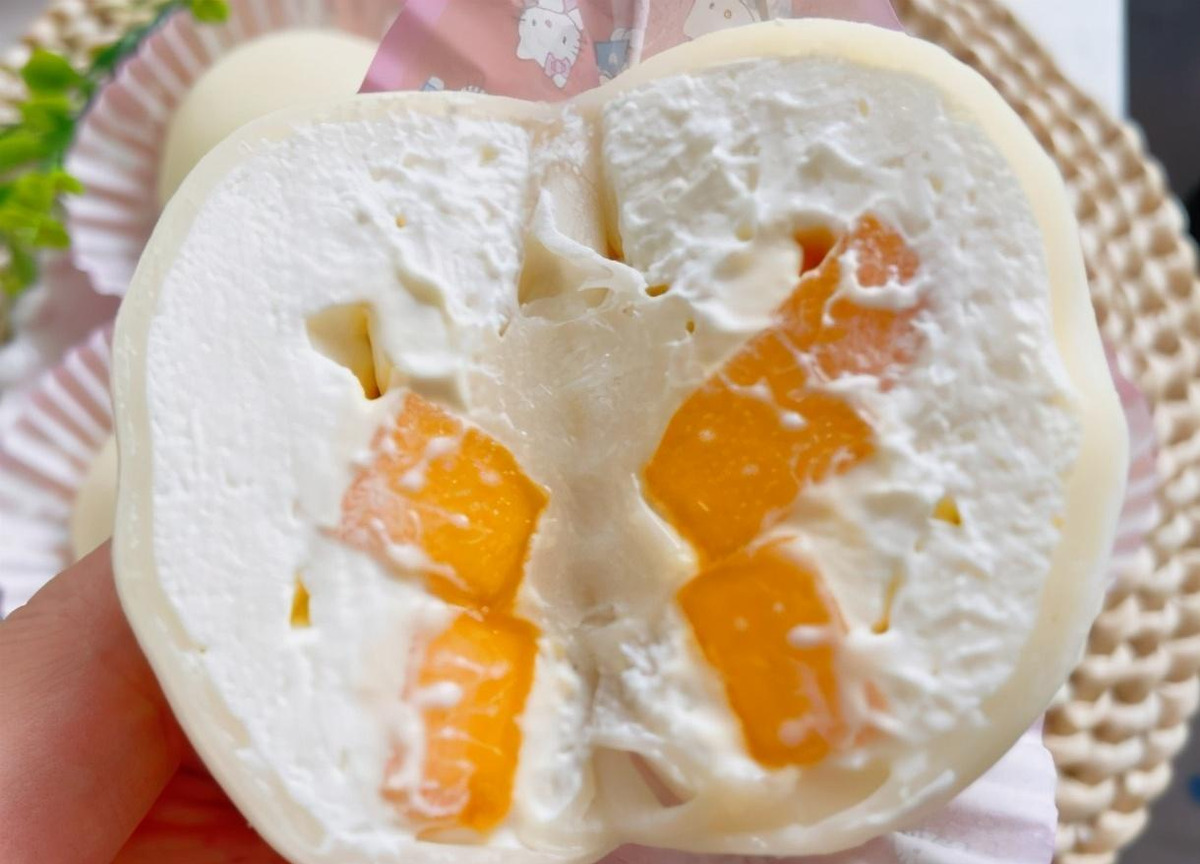 免烤箱!超好吃的白胖子芒果雪媚娘