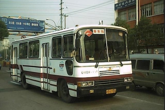 2000年90年代莘车线和zx莘车线站牌(aizome 摄)zx莘车线专线车开通