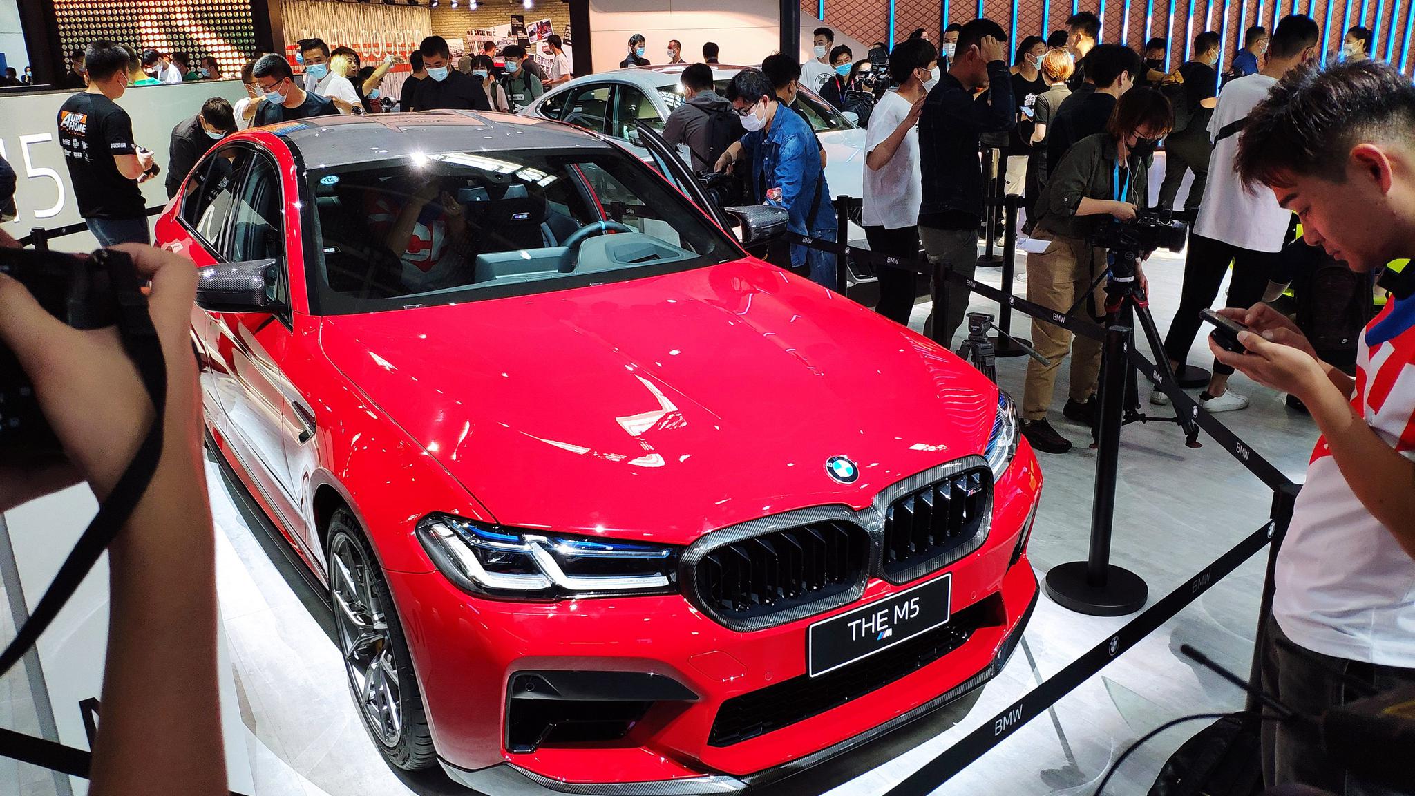 2020年北京车展:新款宝马m5实车在北京车展上市