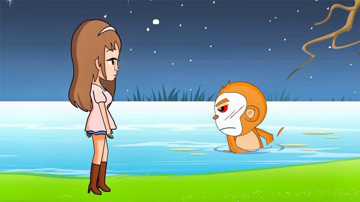 悬疑推理:水猴子怕红色的东西,可女子没红色的东西,怎么逃脱了